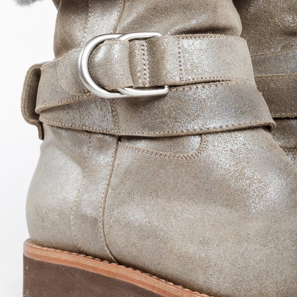 Brunello Cucinelli Shearling Ankle Boots - Picture 4 of 11